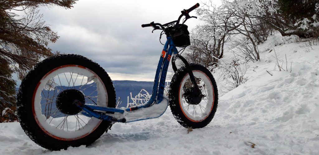 Trottinette tout terrain Hiver