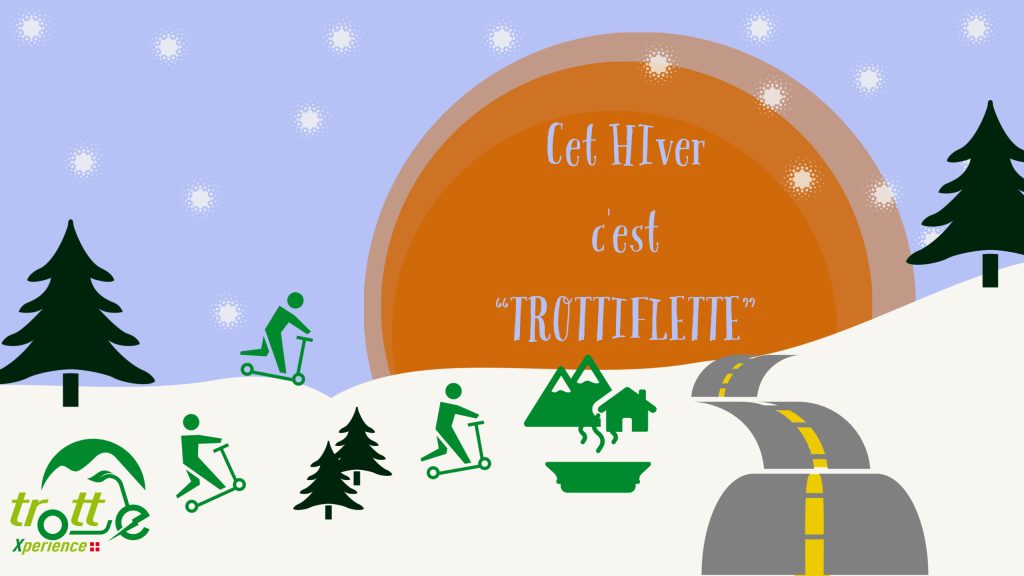 Activité trottinette hiver